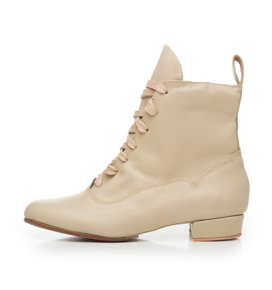Boots-Classic Beige leather
