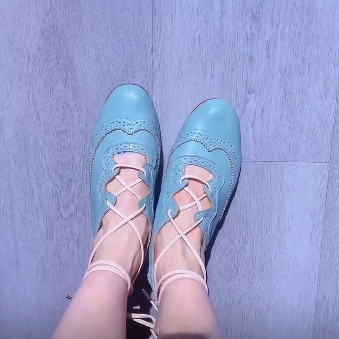 Leather shoe laces