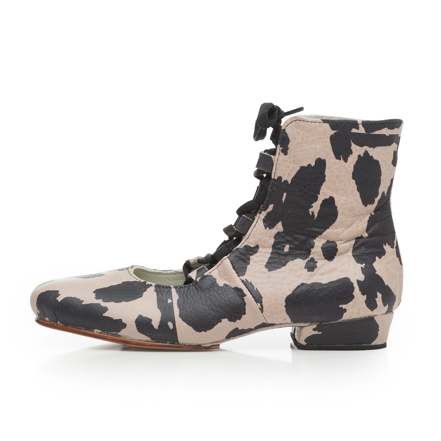 Ballerina Print Leather