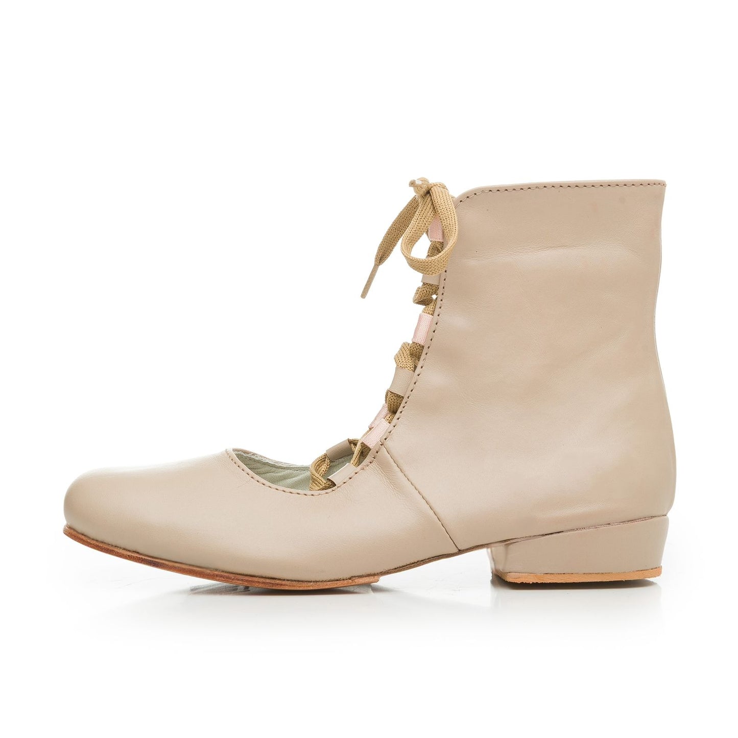 Ballerina Beige Leather