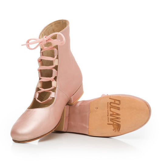 Ballerina Boots Metalic Rose