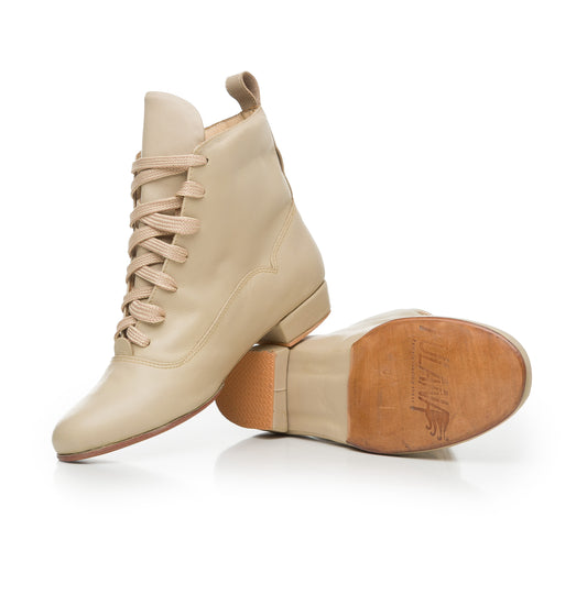 Boots-Classic Beige leather