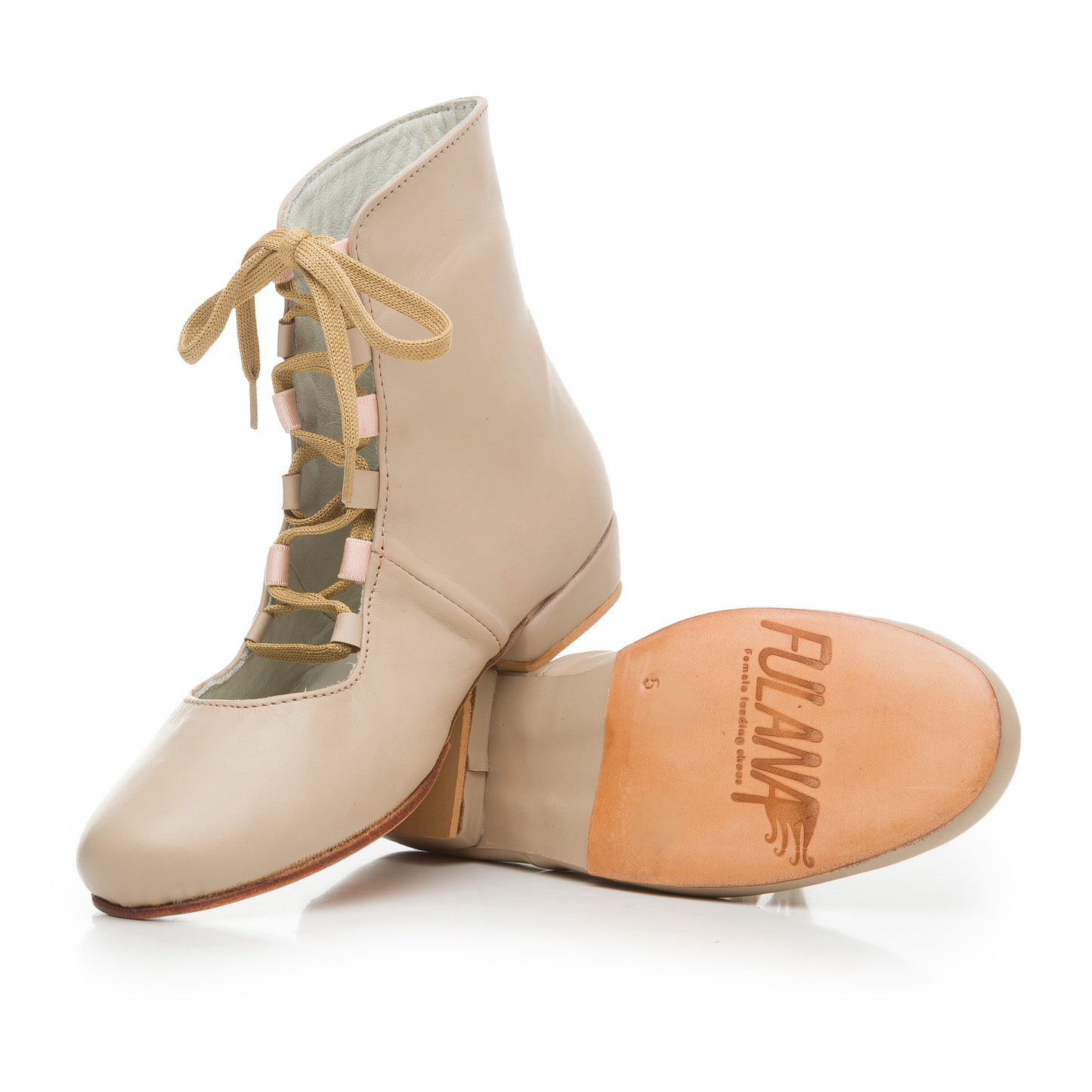 Ballerina Beige Leather