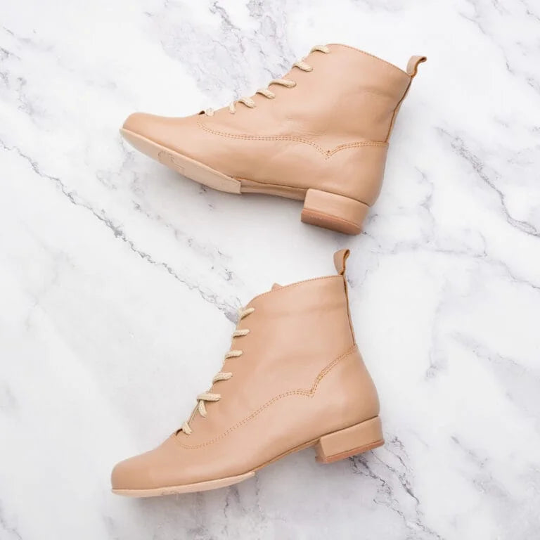 Boots-Classic Beige leather