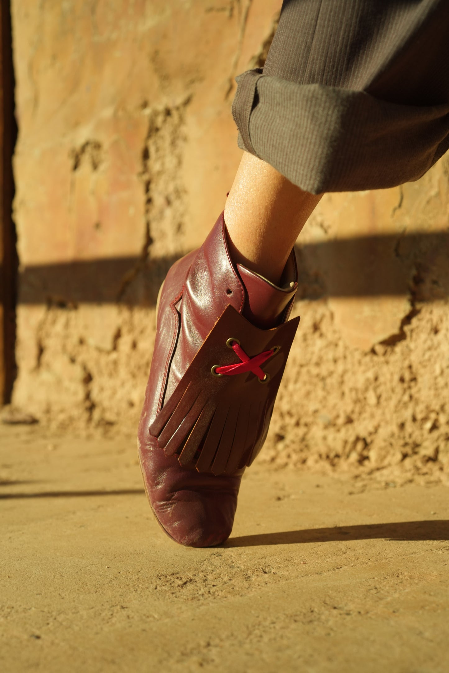 Boots-Classic Burgundy leather