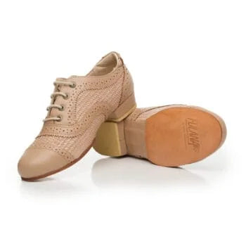Oxford Classic- Arpillera fabric/ Beige leather