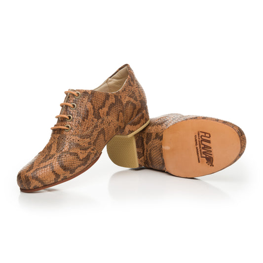 Oxford Curvy Boa Brown