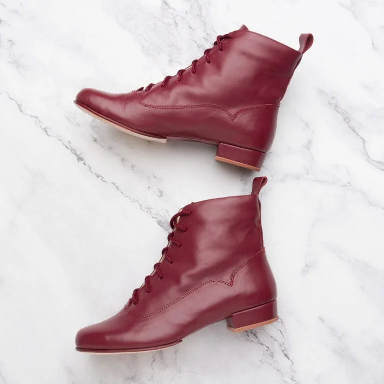 Boots-Classic Burgundy leather