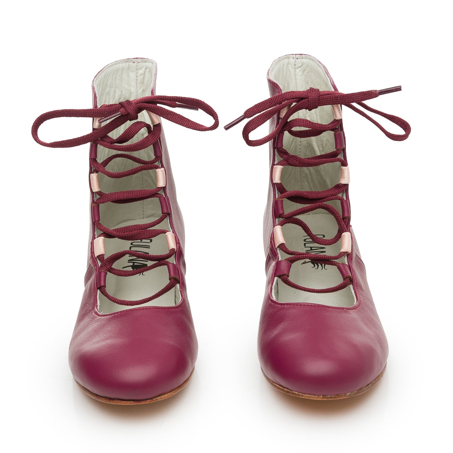 Ballerina Burgundy Leather