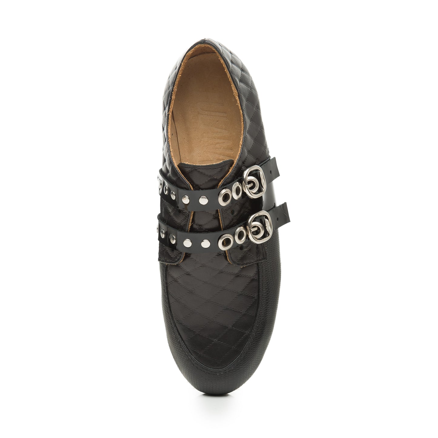 Loafers Black matelassé